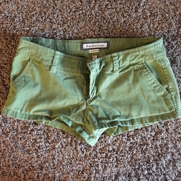 Abercrombie & Fitch Green Shorts