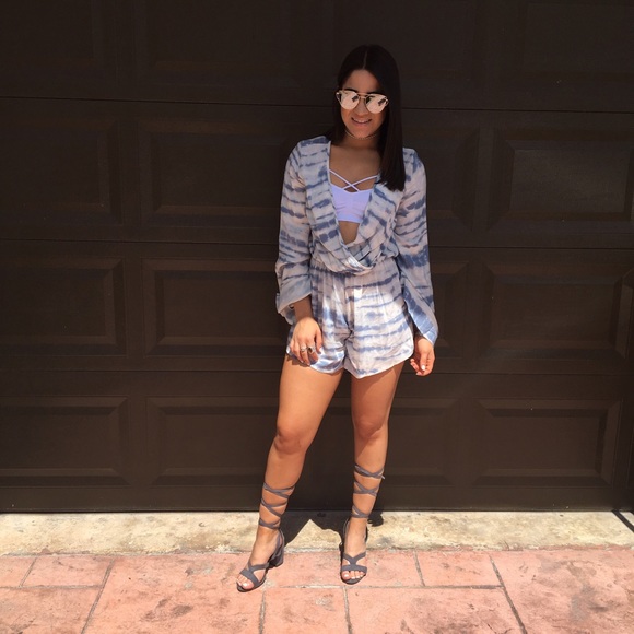 Tie dye romper - Picture 2 of 2