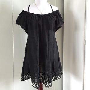 Victoria's Secret off the shoulder beach cover up