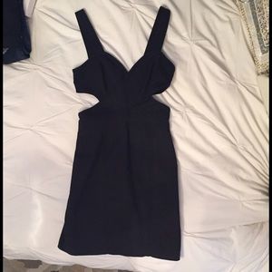 French Connection Side Cutout Black dress 2