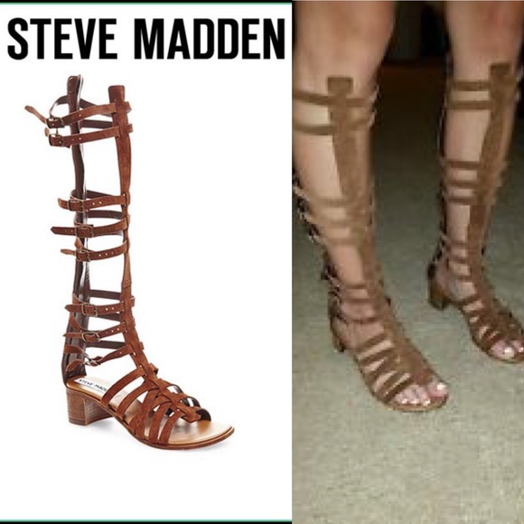 Steve Madden Shoes - 🆕 Chestnut Suede Gladiator Sandals