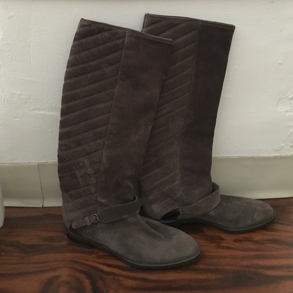 Stuart Weitzman Brown Suede Boots - Brand New