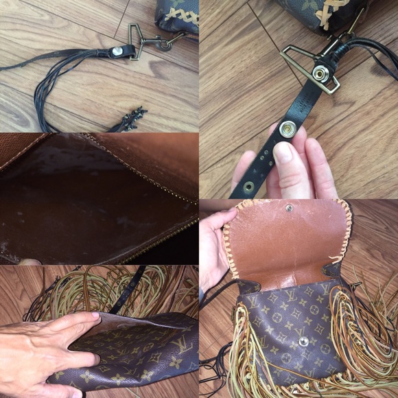 💥AUTH LOUIS VUITTON Bohemian Fringe Bag - Picture 2 of 4