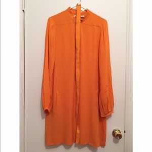 Diane Von Furstenberg High Neck 100% Silk Dress