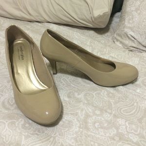 Nude colored heels