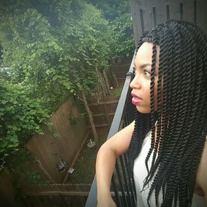 Long Senegalese twists crochet wig