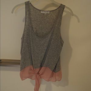 Urban Outfitters Tie Two-Tone tank