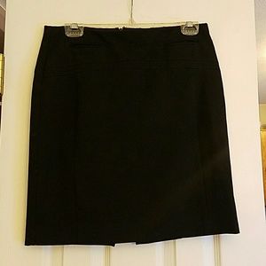 Black pencil skirt
