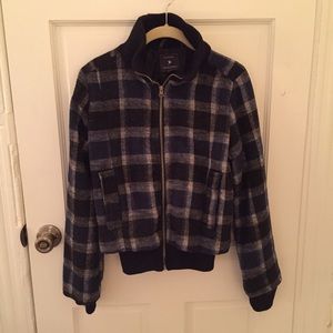 Forever 21 Plaid Wool Jacket