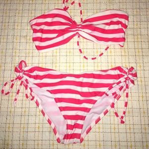 Striped Bikini Set