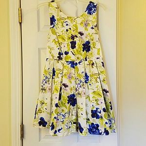 Pleated summer dress