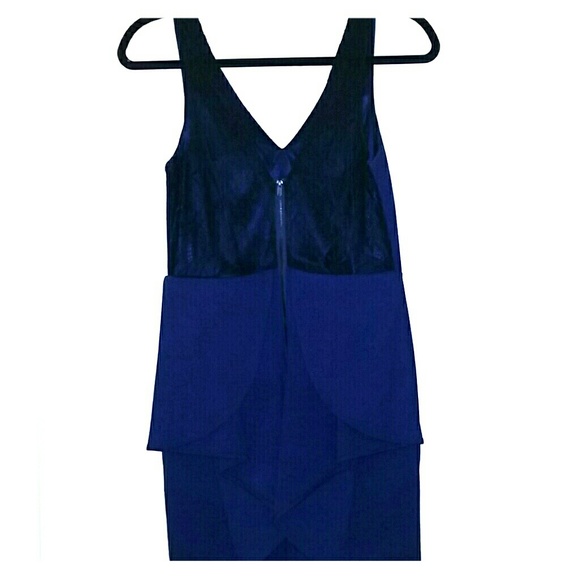 Navy cocktail dress