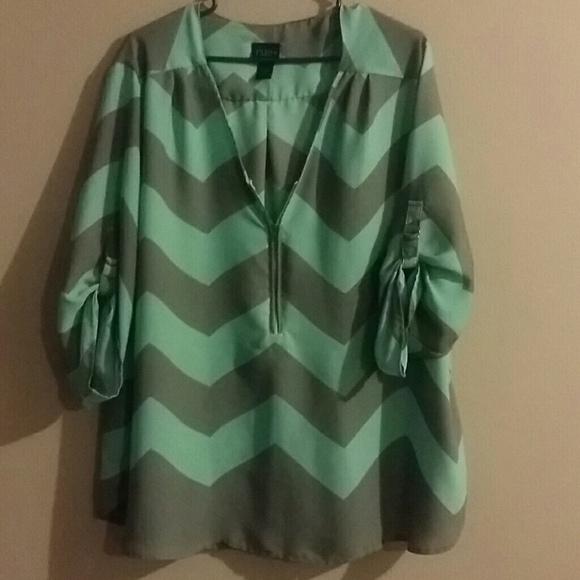 Chevron tunic
