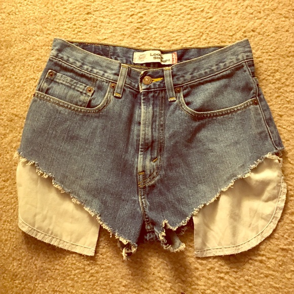 Urban renewal Levi's high waisted shorts