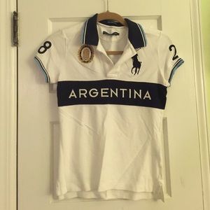 Ralph Lauren "Argentina" Skinny Polo