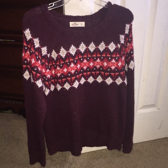 Hollister Maroon Sweater