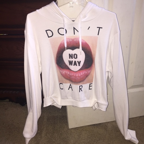 Cropped White Sweater