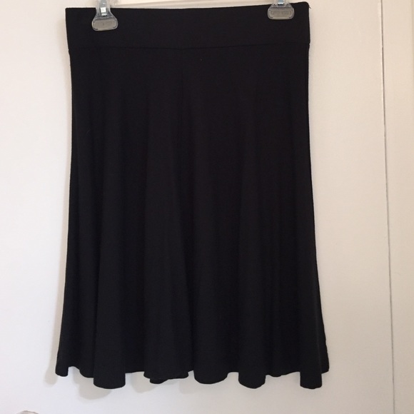Knee Length Jersey Skirt