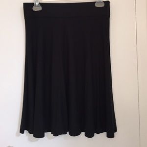 Knee Length Jersey Skirt