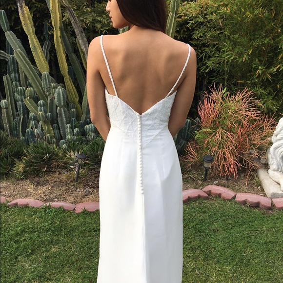 Beaded V Cut by Monique Luo