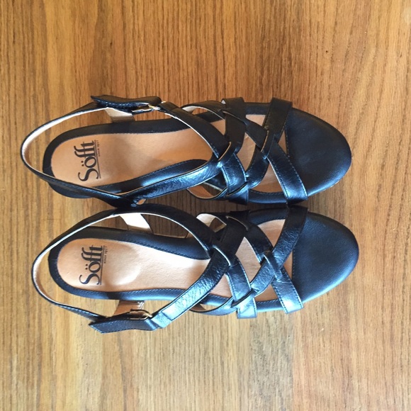 Sofft Shoes - Sofft Leather Wedge Sandals