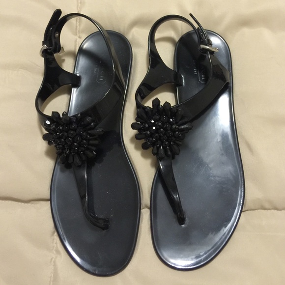 Authentic coach Hilda Jelly sandals