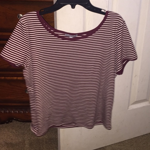 Ribbed Striped Boxy Shirt