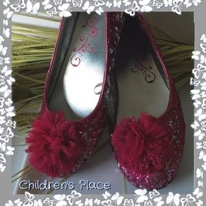 CHILDRENS PLACE SEQUINED FLATS