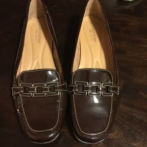 Naturalizer Rina Brown Patent Leather Loafer