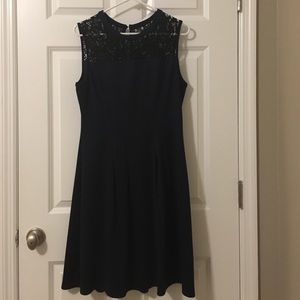Kut from the Kloth Laurinda Dress size 12 navy