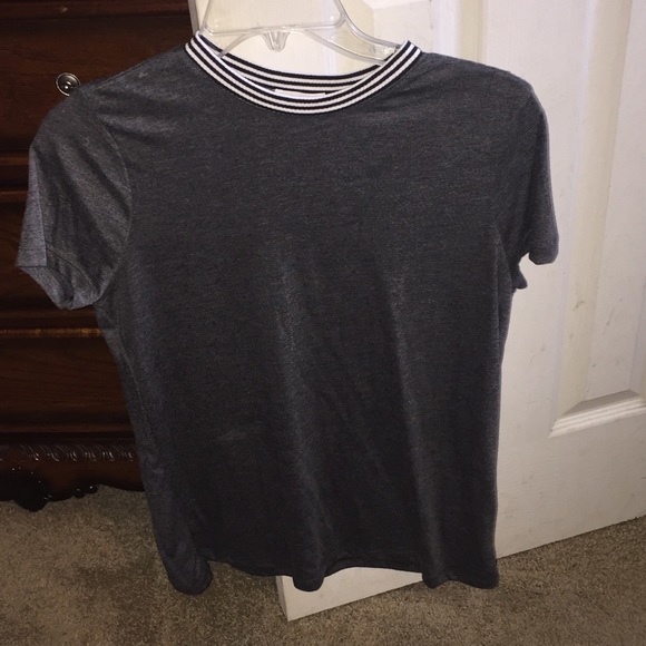 High Neck Collared Shirt