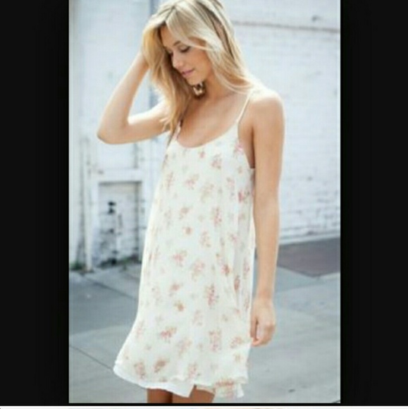 Brandy Melville Chiffon Floral Gabby dress