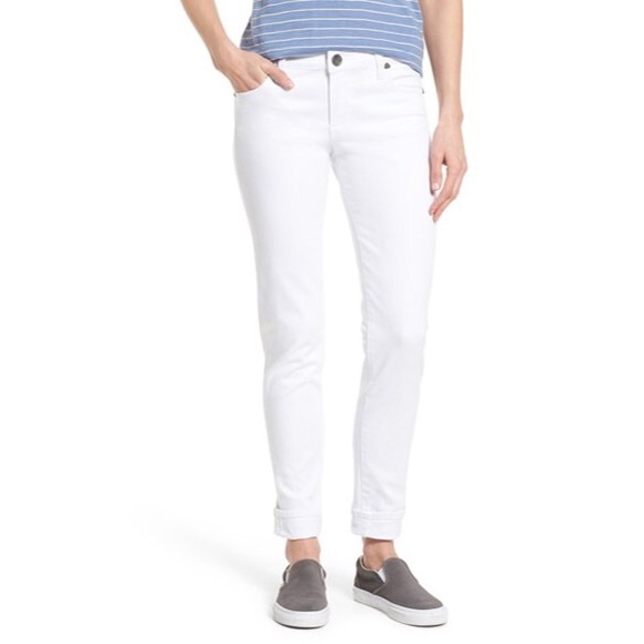 Kut Katy Boyfriend white jeans size 32