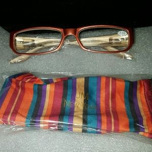 J.M FASHION READERS IN DARK PEACH 1.00