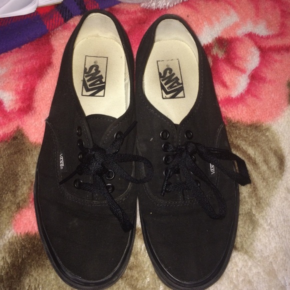 All black vans