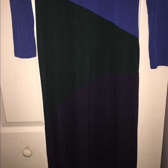 BCBG MAXAZRIA MIDI MULTI-COLORED DRESS SIZE M - Picture 3 of 4
