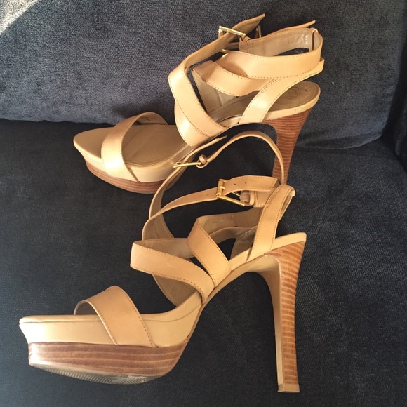 BCBG strappy heel sandals