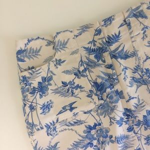 Blue Patterned Skirt