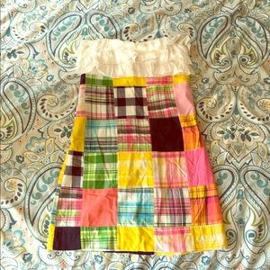 Lilly Pulitzer 2011 patchwork strapless dress