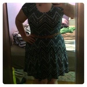 Arrow patterned dress