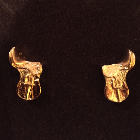 Pierced- Horse Equestrian Western, silver or gold - Picture 1 of 2