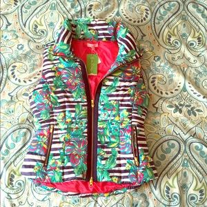REDUCED Lilly Pulitzer large Syd Paradisio Vest