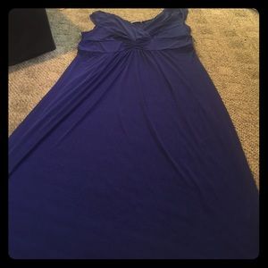 NY Collection (woman) Blue Maxi Dress 2x