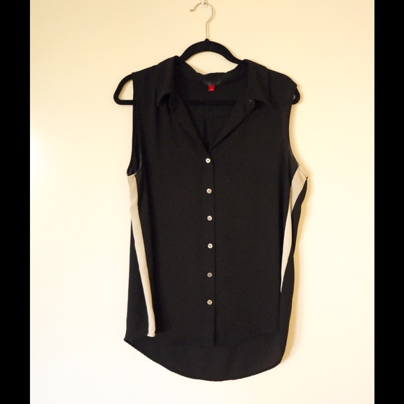 Black button up