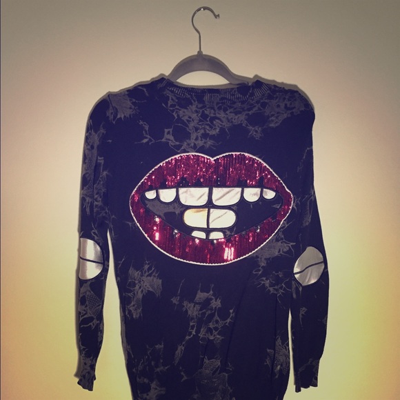Mod Lips Cardigan