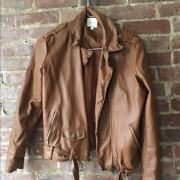 Faux leather jacket from UO