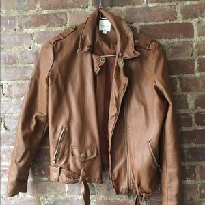 Faux leather jacket from UO