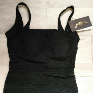 NWT Classic Black One-Piece