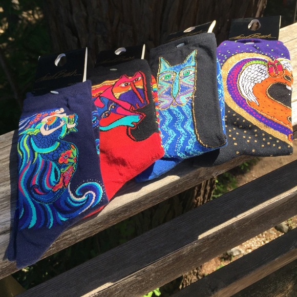 Laurel Burch Accessories - NWT 4 pairs of Laurel Burch Socks