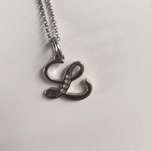 Juicy Couture "L" Necklace